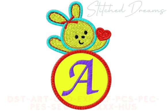 Bunny Applique Letter a: A Seller's Review