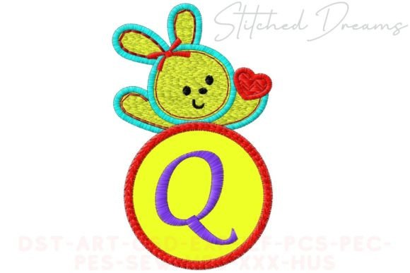 Bunny Applique Letter Q: A Boutique Designer Review