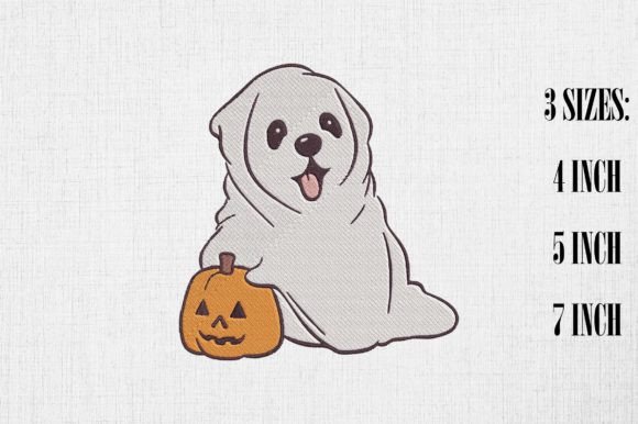 Cute Ghost Dog: A Business Embroidery Review