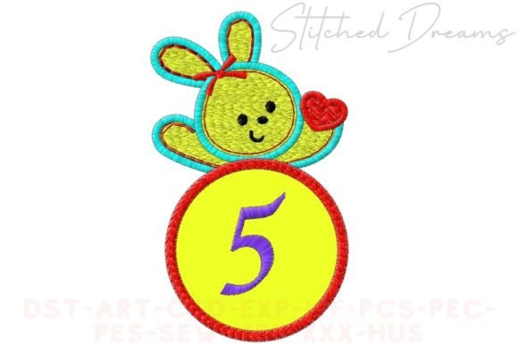 Reviewing Bunny Applique Letter 5 for Boutique Sweatshirts